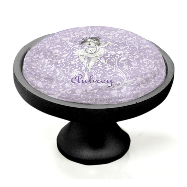 Ballerina Black Custom Cabinet Knob (Side)