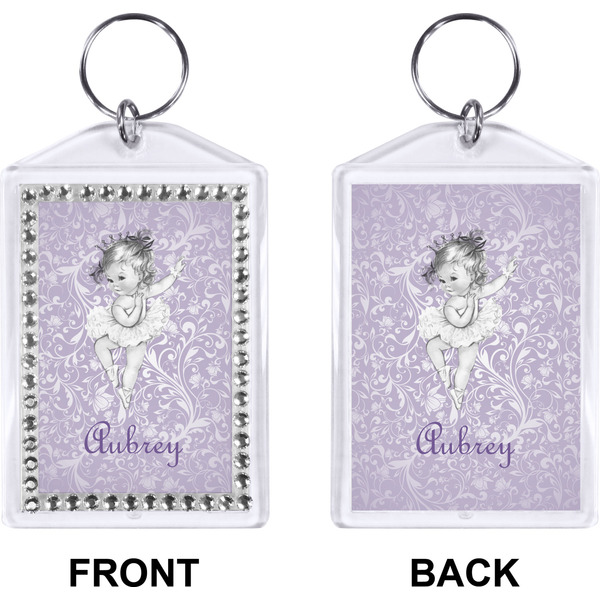 Ballerina Bling Keychain (Front + Back)