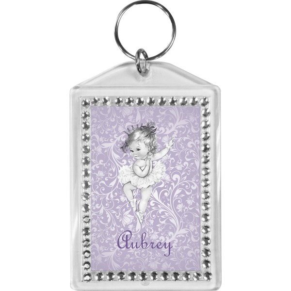 Custom Ballerina Bling Keychain (Personalized)