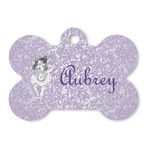 Ballerina Bone Shaped Dog ID Tag (Personalized)