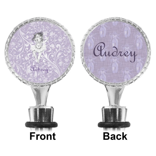 Ballerina Bottle Stopper - Front and Back