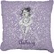 Ballerina Faux-Linen Throw Pillow 20" (Personalized)