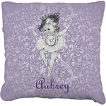 Ballerina Faux-Linen Throw Pillow 26" (Personalized)