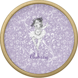 Ballerina Cabinet Knob - Gold (Personalized)