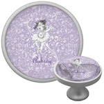 Ballerina Cabinet Knob (Silver) (Personalized)