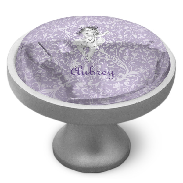 Ballerina Cabinet Knob - Nickel - Side