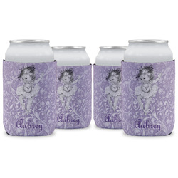 Ballerina Can Cooler (12 oz) - Set of 4 w/ Name or Text