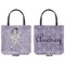 Ballerina Canvas Tote - Front and Back