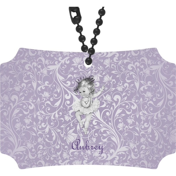Custom Ballerina Rear View Mirror Ornament (Personalized)