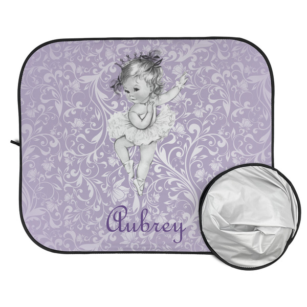 Ballerina Car Sun Shades - FOLDED & UNFOLDED