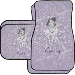 Ballerina Car Floor Mats Set - 2 Front & 2 Back (Personalized)