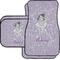 Ballerina Car Floor Mats Set - 2 Front & 2 Back (Personalized)