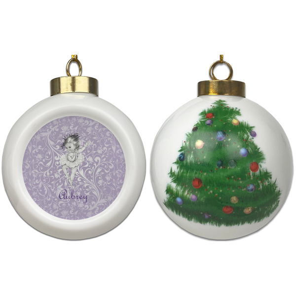 Ballerina Ceramic Christmas Ornament - X-Mas Tree (APPROVAL)