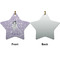 Ballerina Ceramic Flat Ornament - Star Front & Back (APPROVAL)