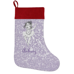 Ballerina Holiday Stocking w/ Name or Text
