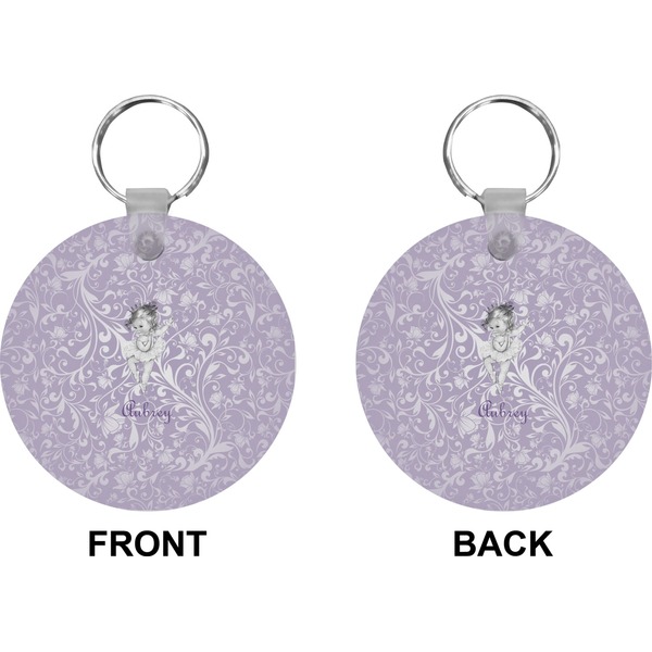 Ballerina Circle Keychain (Front + Back)