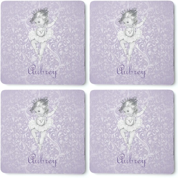 Ballerina Coaster Rubber Back - Apvl