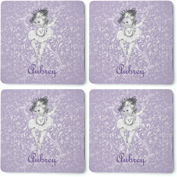 Ballerina Coaster Rubber Back - Apvl