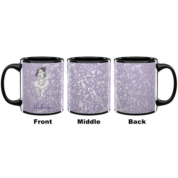 Ballerina Coffee Mug - 11 oz - Black APPROVAL