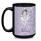 Ballerina Coffee Mug - 15 oz - Black