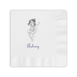 Ballerina Coined Cocktail Napkins (Personalized)