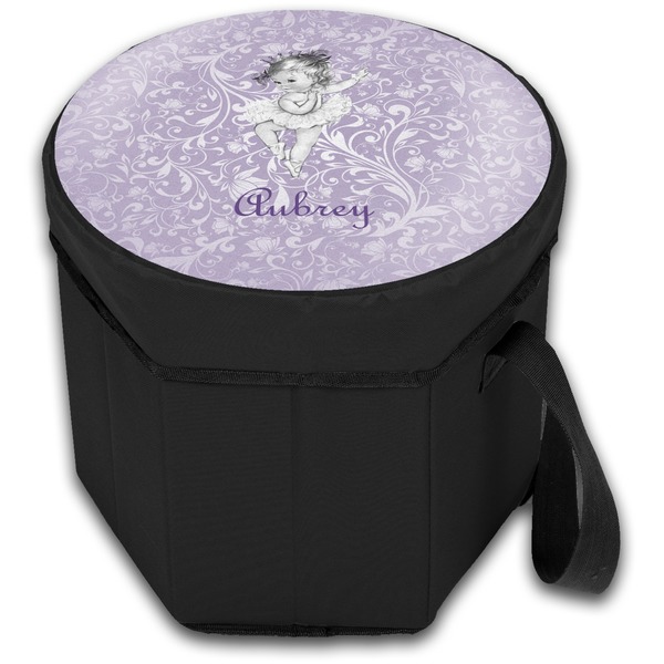 Ballerina Collapsible Personalized Cooler & Seat (Closed)