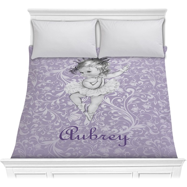 Custom Ballerina Comforter - Full / Queen (Personalized)