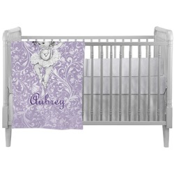 Ballerina Crib Comforter / Quilt (Personalized)