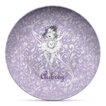 Ballerina Microwave Safe Plastic Plate - Composite Polymer (Personalized)
