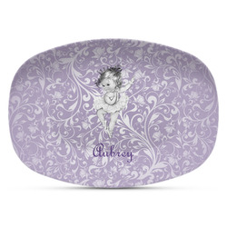 Ballerina Plastic Platter - Microwave & Oven Safe Composite Polymer (Personalized)