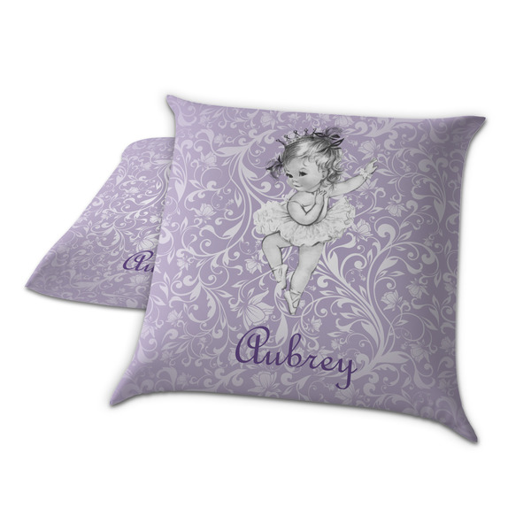 Ballerina Decorative Pillow Case - TWO