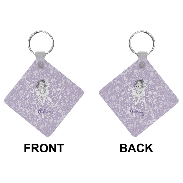 Ballerina Diamond Keychain (Front + Back)
