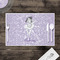 Ballerina Disposable Paper Placemat - In Context