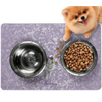 Ballerina Dog Food Mat - Small w/ Name or Text