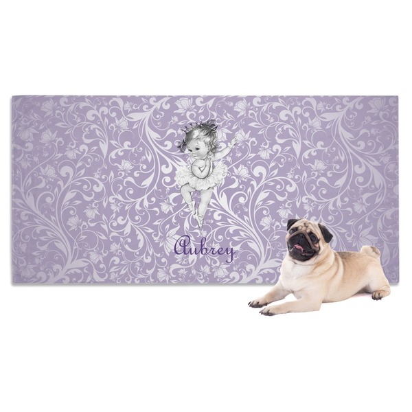 Custom Ballerina Dog Towel (Personalized)