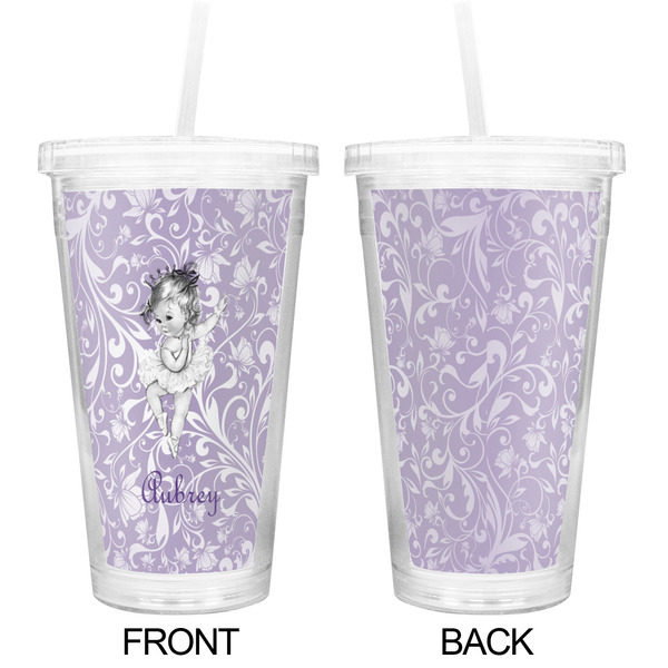 Ballerina Double Wall Tumbler with Straw - Approval