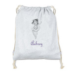 Ballerina Drawstring Backpack - Sweatshirt Fleece (Personalized)