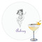 Ballerina Printed Drink Topper - 3.5" (Personalized)