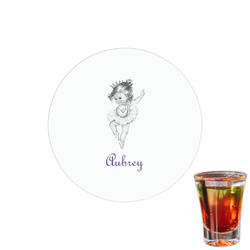 Ballerina Printed Drink Topper - 1.5" (Personalized)