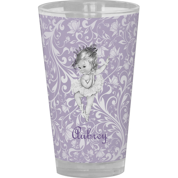 Custom Ballerina Pint Glass - Full Color (Personalized)
