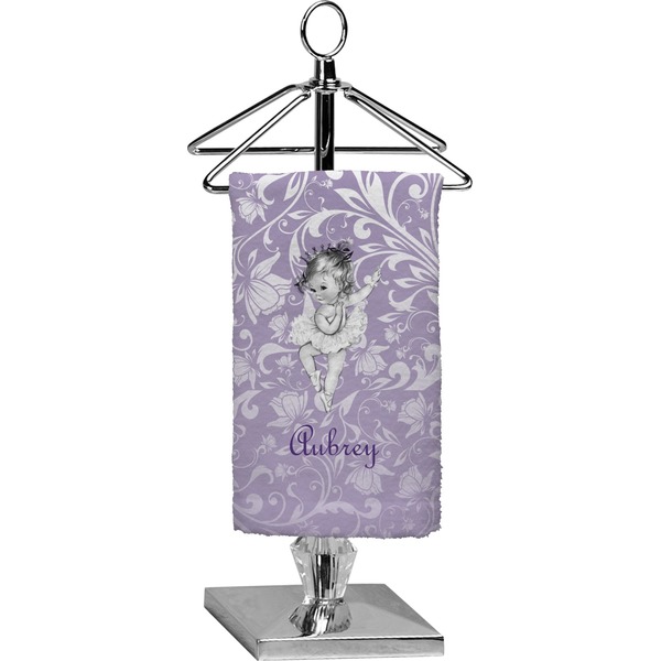 Custom Ballerina Finger Tip Towel (Personalized)