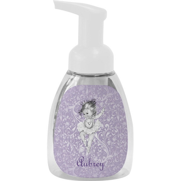 Custom Ballerina Foam Soap Bottle - White (Personalized)