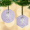 Ballerina Frosted Glass Ornament - MAIN PARENT
