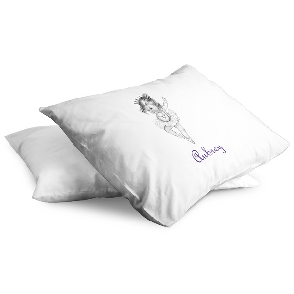 Ballerina Full Pillow Case - TWO (partial print)