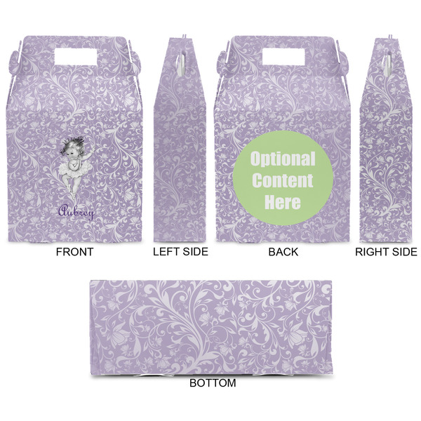 Ballerina Gable Favor Box - Approval