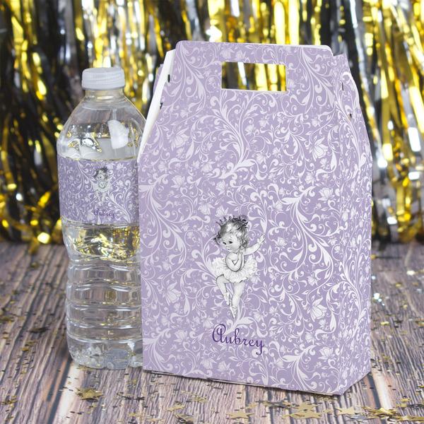 Ballerina Gable Favor Box - In Context