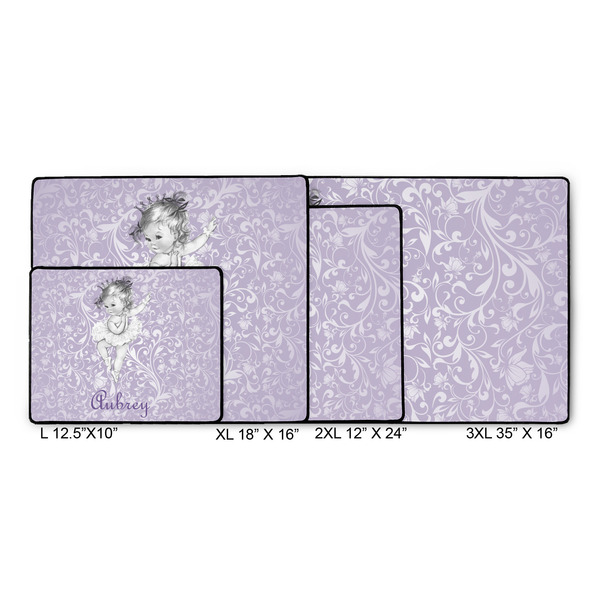Ballerina Gaming Mats - SIZE CHART
