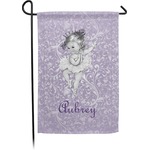 Ballerina Small Garden Flag - Double Sided w/ Name or Text