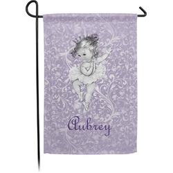 Ballerina Small Garden Flag - Double Sided w/ Name or Text