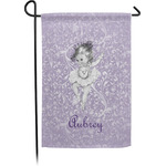 Ballerina Small Garden Flag - Single Sided w/ Name or Text